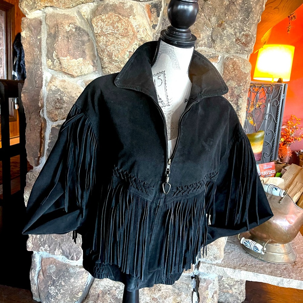 Vintage 80’s M Julian “Marlboro” suede bomber.